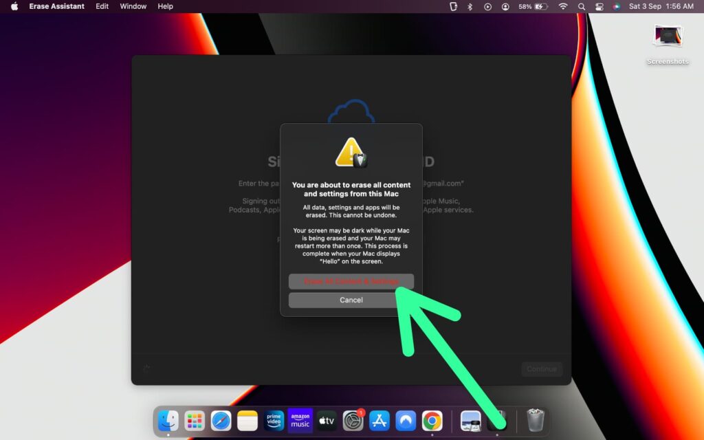 Erase and Factory Reset your Mac