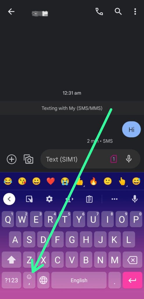 how to send gifs on android messages