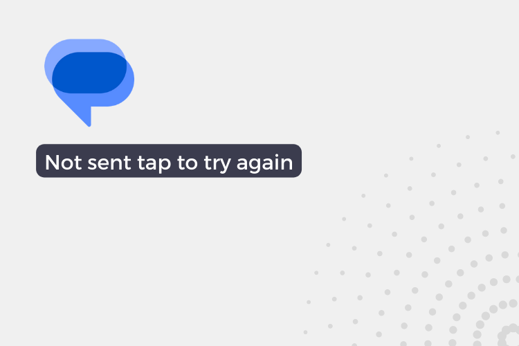 Fix Message "Not sent tap to try again" Error on Android