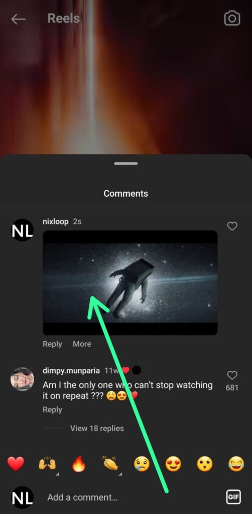  Instagram Comment GIFs not Working